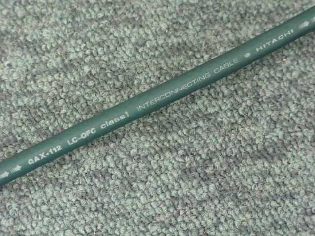 HITACHI QAX-112 RCAケーブル 日立 RCAケーブル QAX-112 LC-OFC class1 - メルカリ