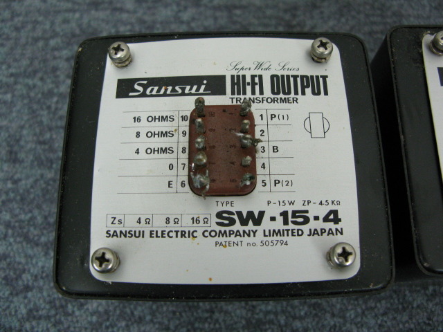 SW-15-4 SANSUI 出力トランス サンスイ 山水 - eBay JP USED Output