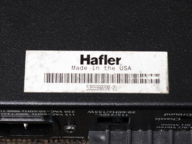 P1000 Hafler - 中古オーディオ 高価買取・販売 ハイファイ堂