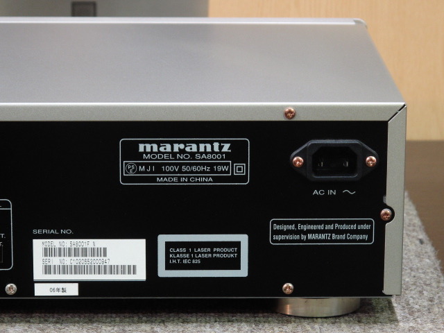 SA8001 marantz - 中古オーディオ 高価買取・販売 ハイファイ堂