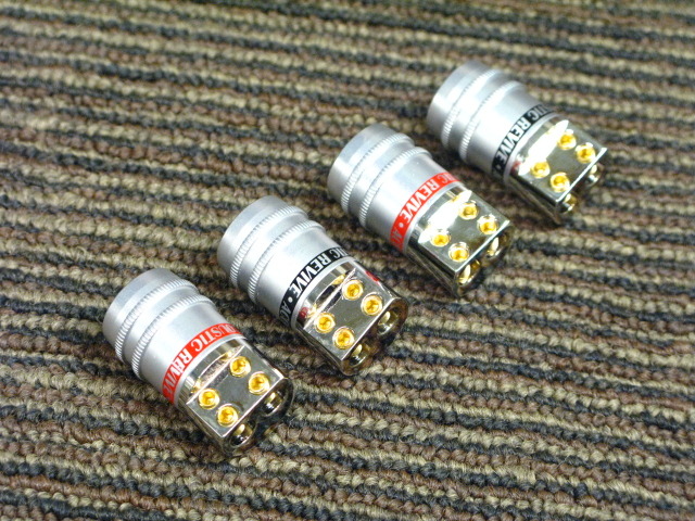 1000円値下げ acoustic revive BWA-4 4個セット バイワイヤー