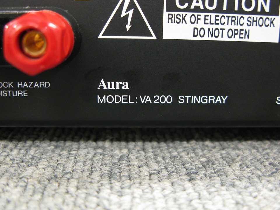 AURA プリメインアンプ VA200 STINGRAY Aura VA-200 Stingrayの仕様 オーラデザイン