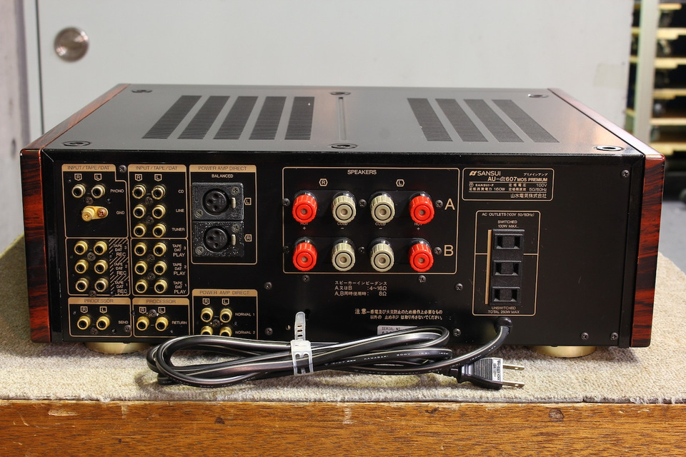AU-α607 MOS PREMIUM SANSUI - 中古オーディオ 高価買取・販売