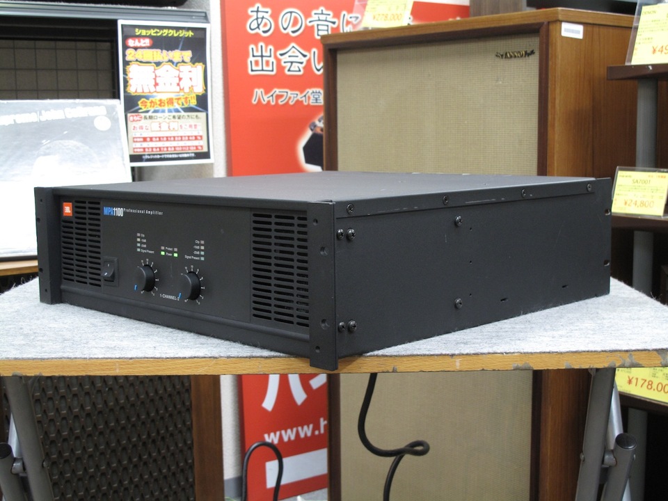 JBL MPA1100 PAアンプ 1100W+1100W⁄4Ω 簡易検査品 TB(パワーアンプ)｜売買