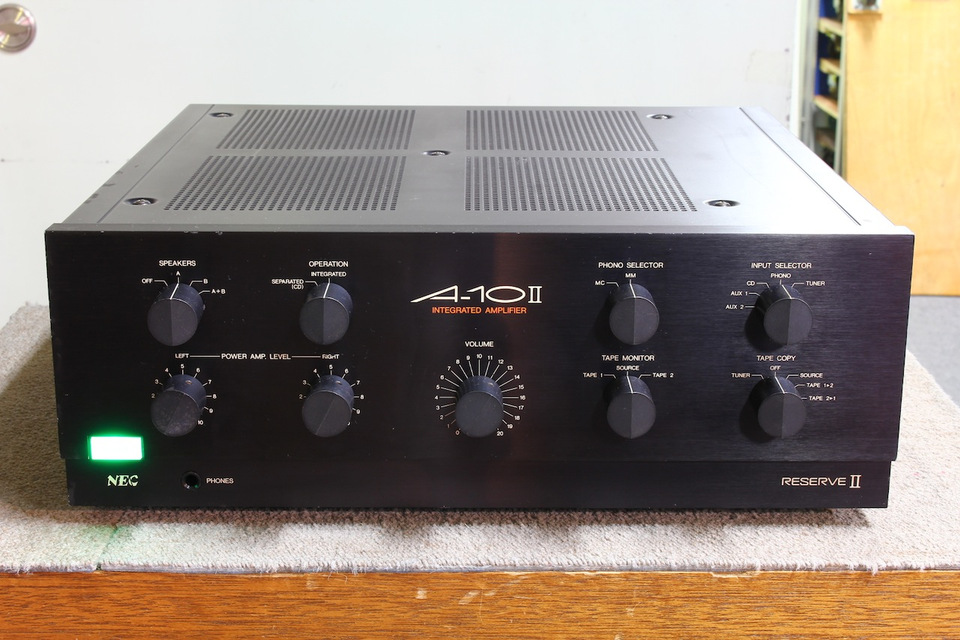 中古】NEC A-10II プリメインアンプ インテグレーテッド 中古】NEC A