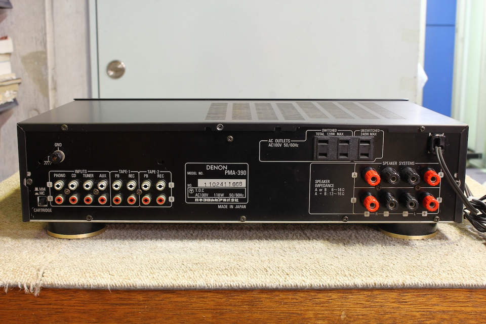 DENON　pma−３９０ 初代　　トロイダルトランス シリーズ最高傑作】DENON PMA-390 美品 大型トロイダルトランス搭載