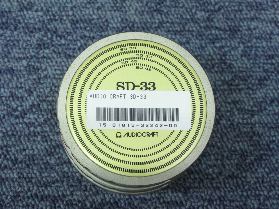 AUDIOCRAFT SD-33 ディスクスタビライザー オーディオクラフト SD-33 ディスクスタビライザー アナログ派必見！