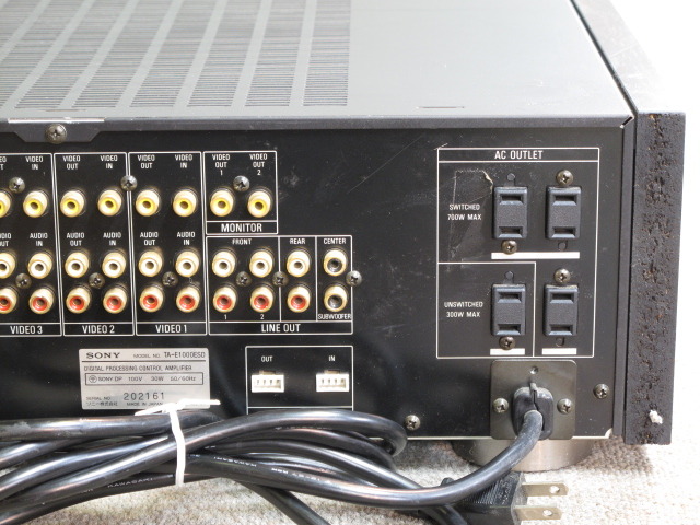 TA-E1000ESD SONY - 中古オーディオ 高価買取・販売 ハイファイ堂