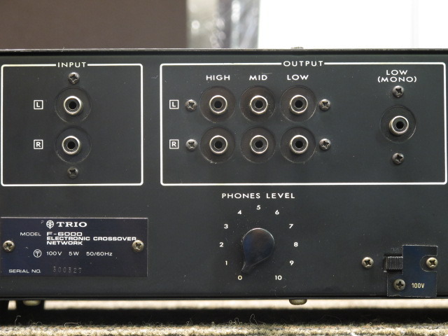 F-6000 TRIO - 中古オーディオ 高価買取・販売 ハイファイ堂