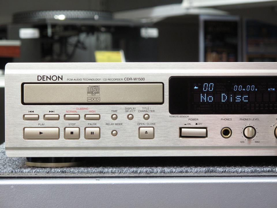 DENON CDR-W1500 CDレコーダーとアンプセット 2台のユニット DENON CDR-W1500 CDレコーダーとアンプセット 2台のユニット DENON CDR
