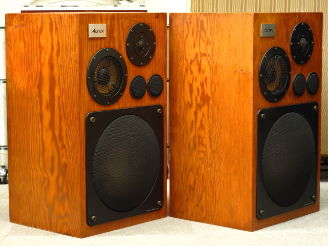 動作品】Aurex オーレックス スピーカー MODEL SS-510 ペア オーディオ