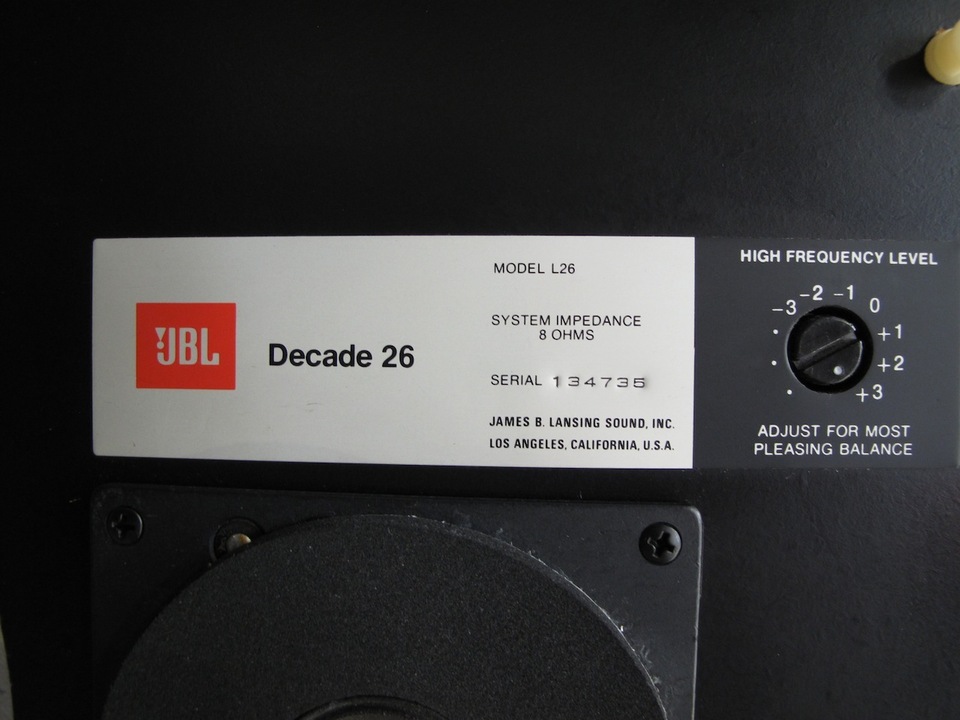 L26 DECADE JBL - 中古オーディオ 高価買取・販売 ハイファイ堂