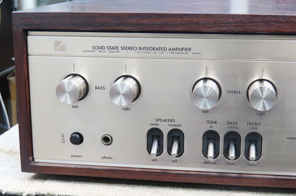 LUXMAN 504 ソリッドステートアンプ音出し確認済み L-504 LUXMAN - 中古オーディオ 高価買取・販売 ハイファイ堂