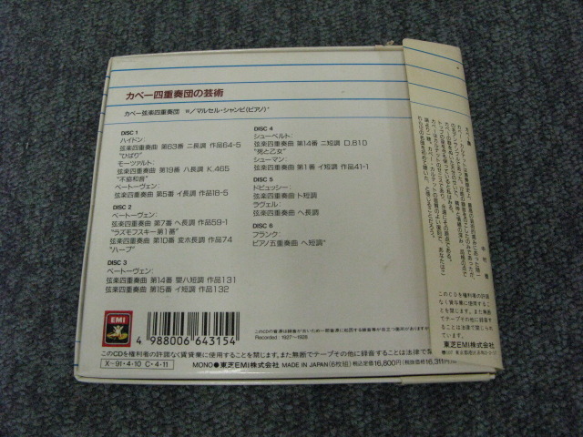 未開封　バリリ四重奏団の芸術 CD22枚組 CD 22枚組BOX バリリ弦楽四重奏団の芸術 The Art of Barylli Quartet