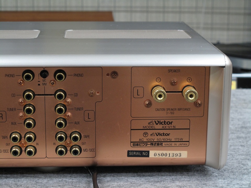 お値下げ！Victor ビクター AX-V1-N XL-v1アンプセット 良くなって当たり前かもしれませんが・・・ビクターのアンプAX