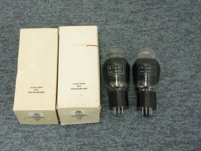 STC CV1947 KB/FE 6L6G 真空管 ペア 音響機器 オーディオ ※ジャンク