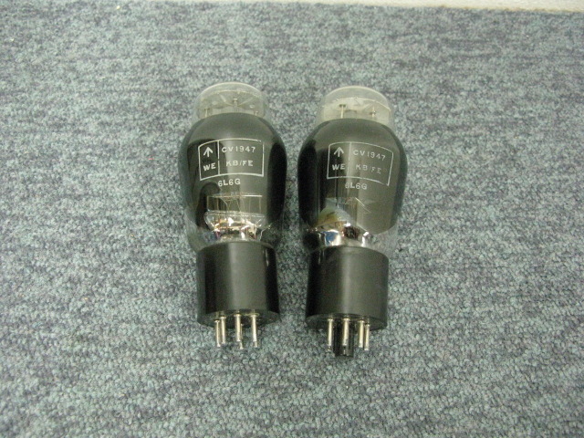 STC CV1947 KB/FE 6L6G 真空管 ペア 音響機器 オーディオ ※ジャンク
