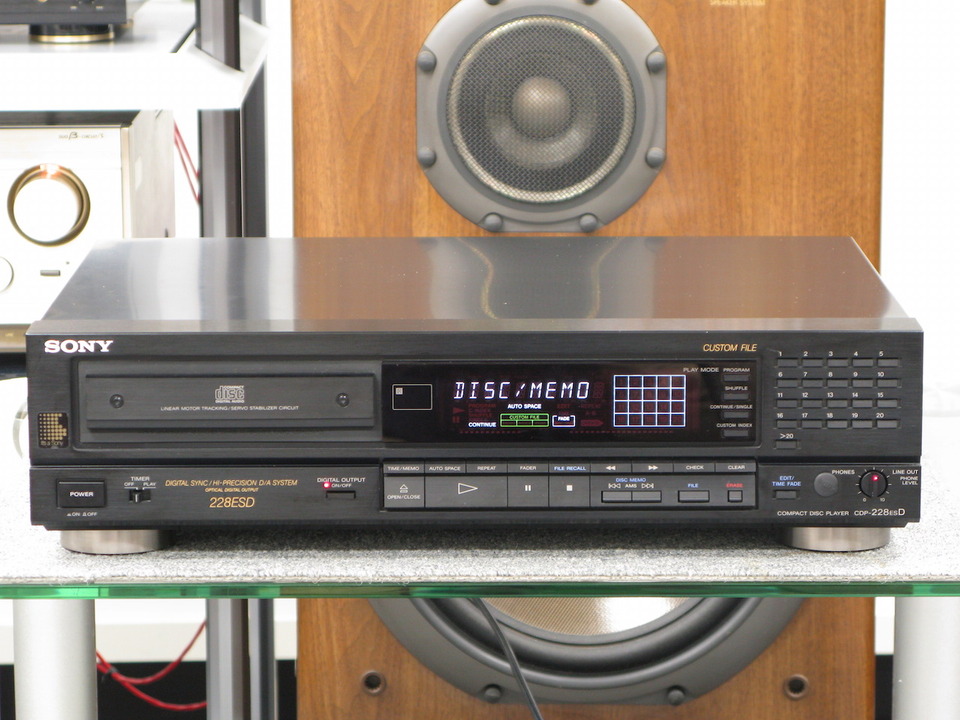 SONY CDP-228ESD⁄cdp228esd CDプレイヤー ジャンク 部品取り J SONY