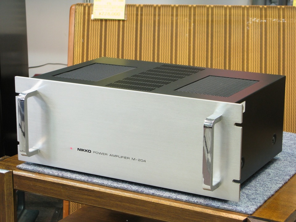 NIKKO M-204 パワーアンプ ジャンク M-204 NIKKO - 中古オーディオ