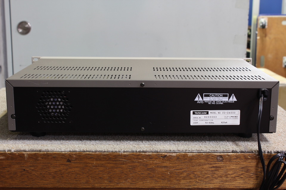CD-D4000 TASCAM - 中古オーディオ 高価買取・販売 ハイファイ堂