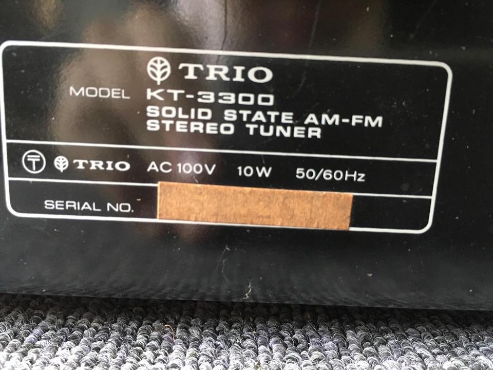 KT-3300 TRIO - 中古オーディオ 高価買取・販売 ハイファイ堂