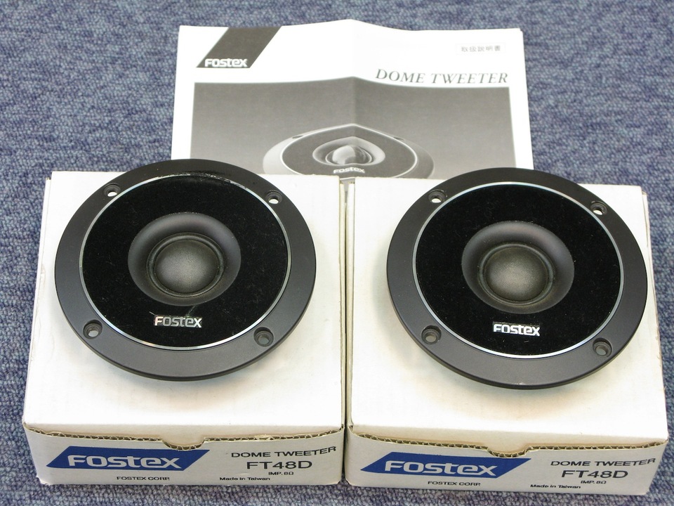 FOSTEX FT48D アッテネーター付き fostex FT48D ツイーター アッテネーター付 2個セット - メルカリ