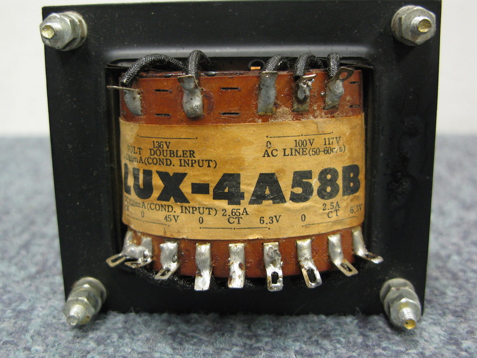 4A58B LUX その4 希少真空管用電源トランス 動作品 ラックス LUX 4A58B