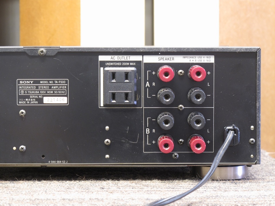 TA-F500 SONY - 中古オーディオ 高価買取・販売 ハイファイ堂