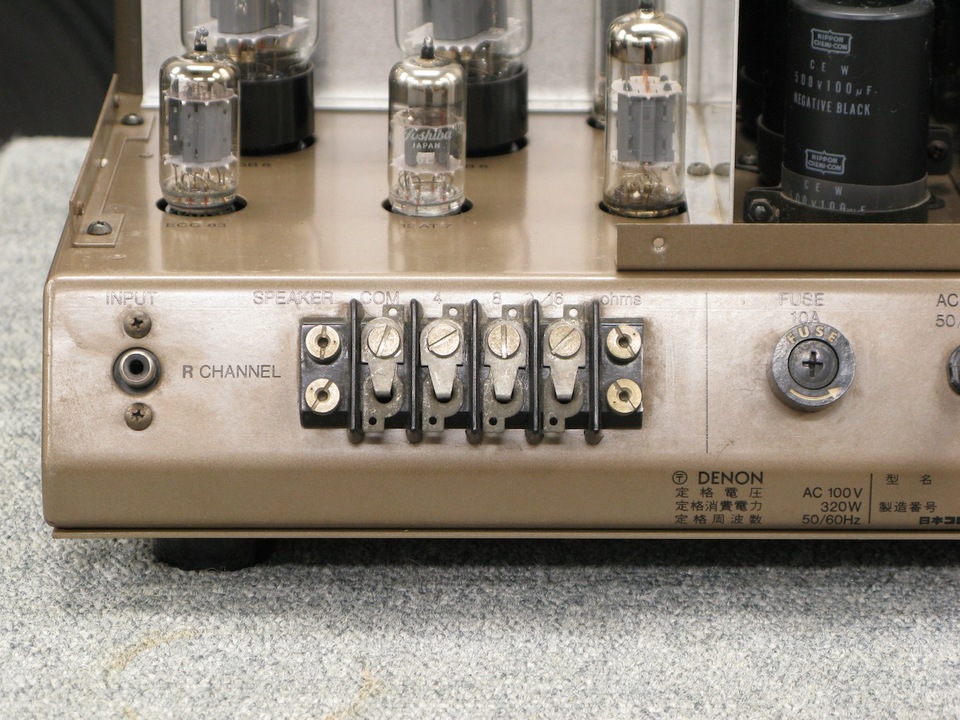 POA-1000B DENON デノン 真空管 超重量級 管球式ステレオパワーアンプ