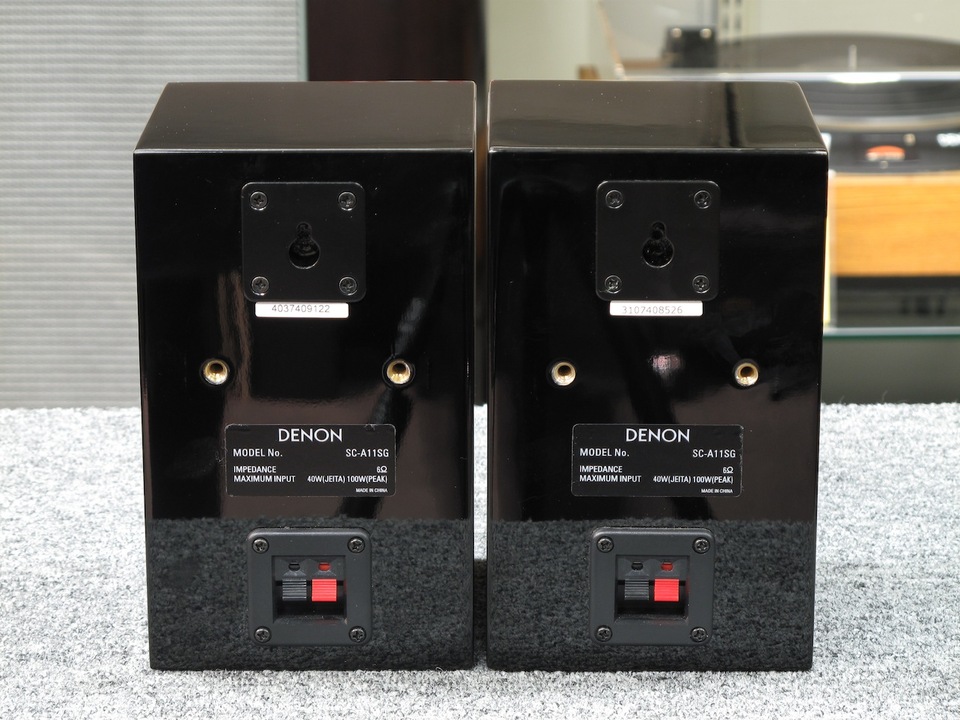 DENON スピーカー ブラック　SC-A11SG DENON SC-A11SGスピーカー 黒