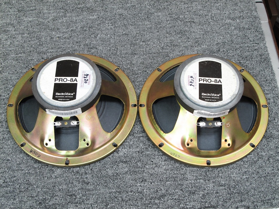 Electro Voice PRO-8A ペア スピーカー 2台セット USA製 Electro Voice PRO-8A ペア スピーカー 2台セット USA製 Electro