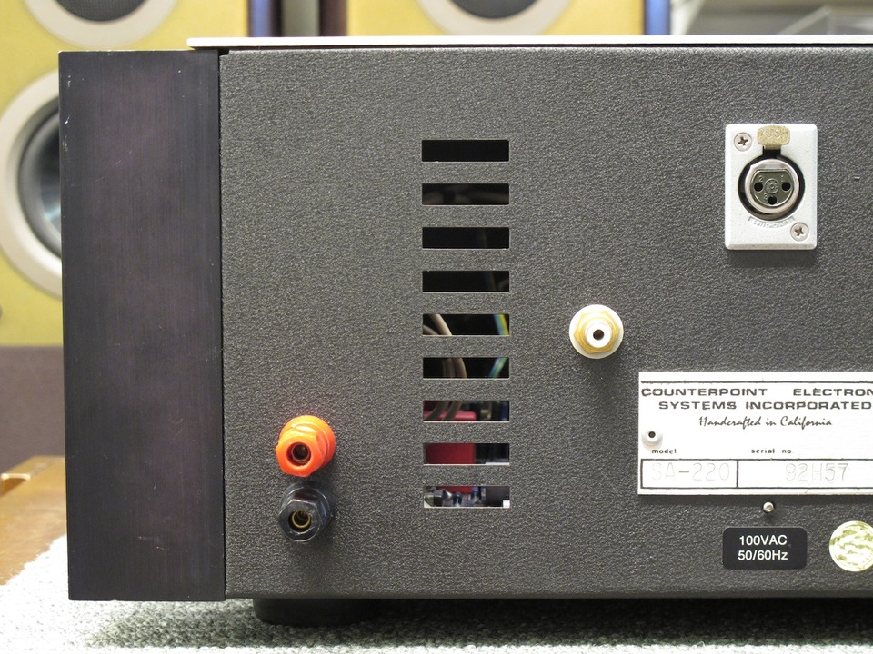 ◆大感謝祭!! COUNTERPOINT SA-220 アンプ m0a9720 カウンターポイント CounterPoint SA-220 パワーアンプ