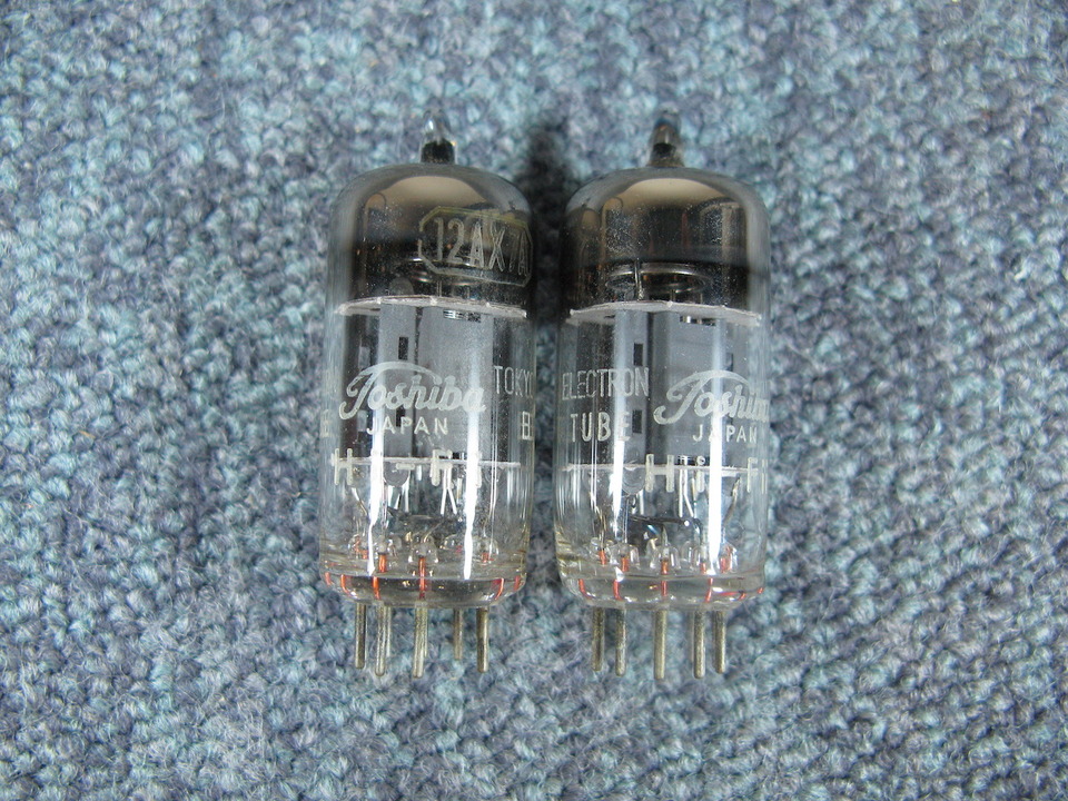 TOSHIBA Hi-Fi 12AX7A ペア品