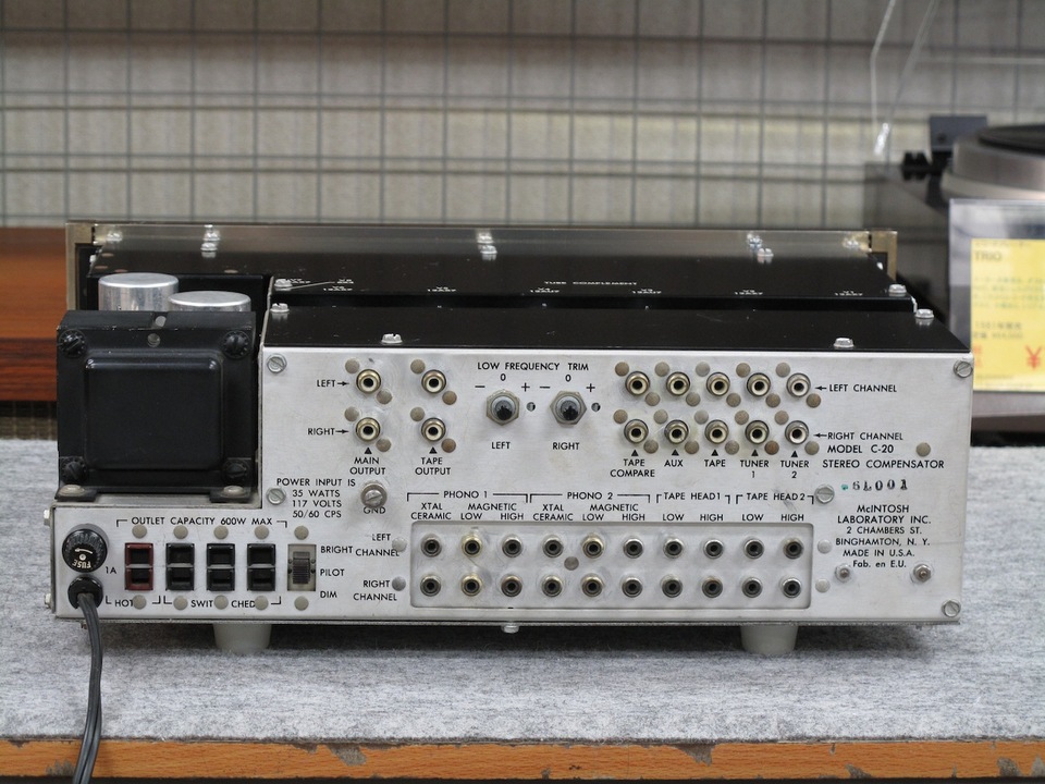 McIntosh マッキントッシュ C20 後期 Front Panel フロントパネル