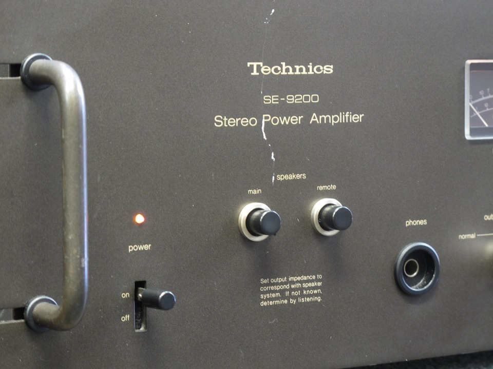 TECHNICS SE-9200 パワーアンプ テクニクス 【中古品】 Yahoo!オークション -「se-9200」の落札相場・落札価格
