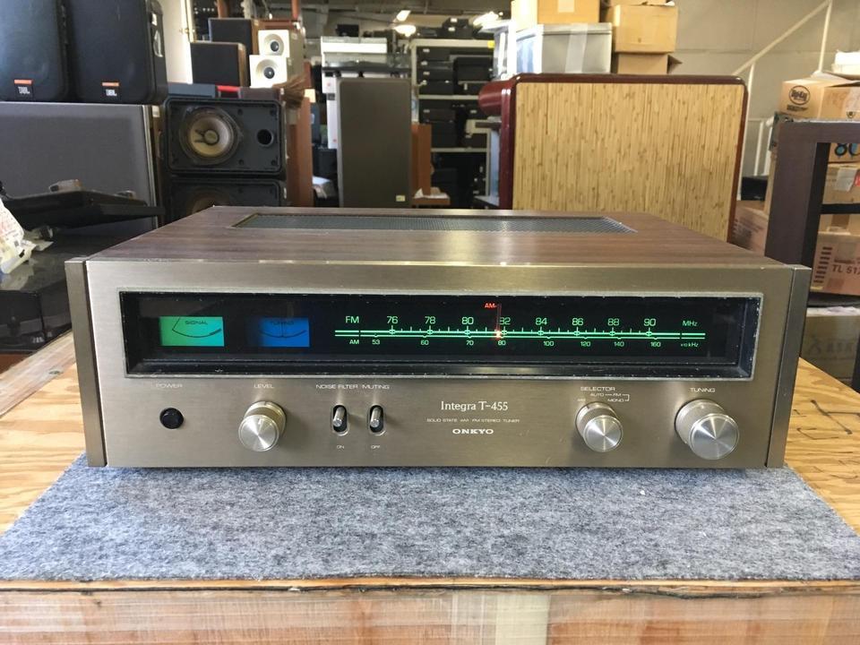 ONKYO Integra T-455NII チューナー 動作品 ONKYO Integra T-455NII B級オーディオ・ファン