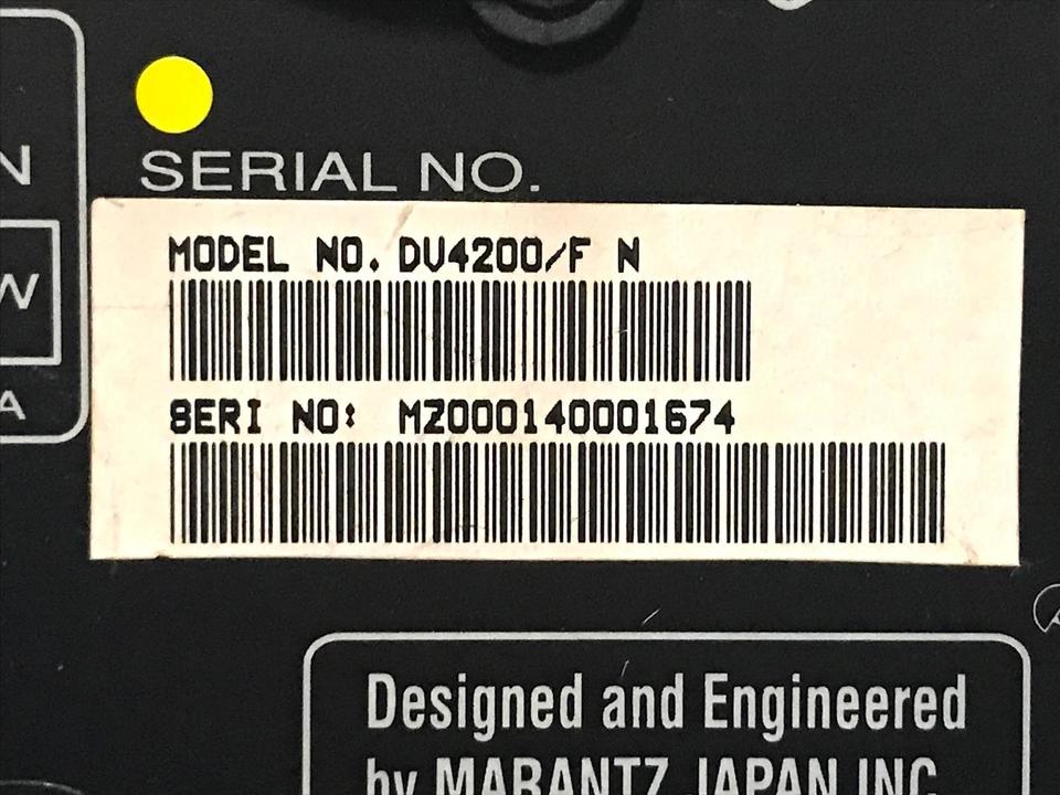 DV4200 marantz - 中古オーディオ 高価買取・販売 ハイファイ堂