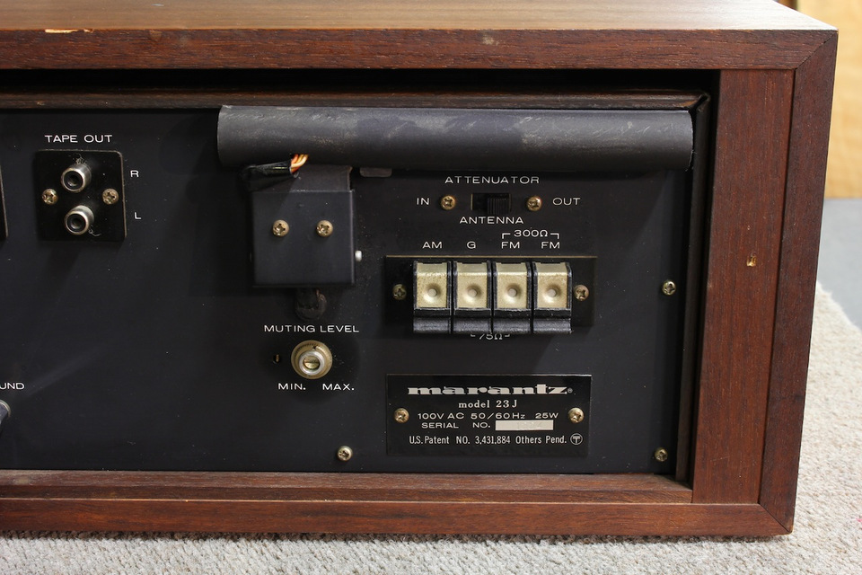 希少　Marantz Model 23J AM/FMチューナー　（ジャンク品） 希少 Marantz Model 23J AM/FMチューナー （ジャンク品