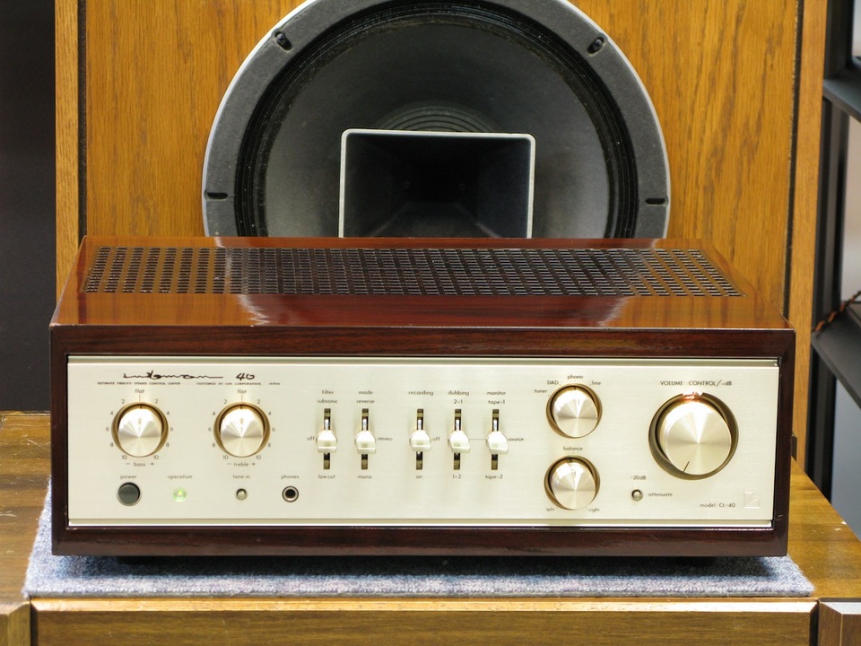 LUXMAN CL-40真空管 プリアンプ 作動品・品