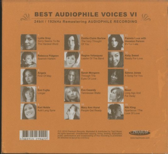 BEST AUDIOPHILE VOICES 6 VA - 中古オーディオ 高価買取・販売