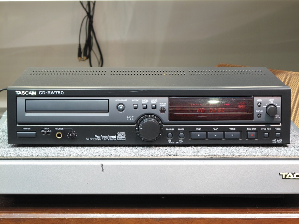 CD-RW750 TASCAM - 中古オーディオ 高価買取・販売 ハイファイ堂