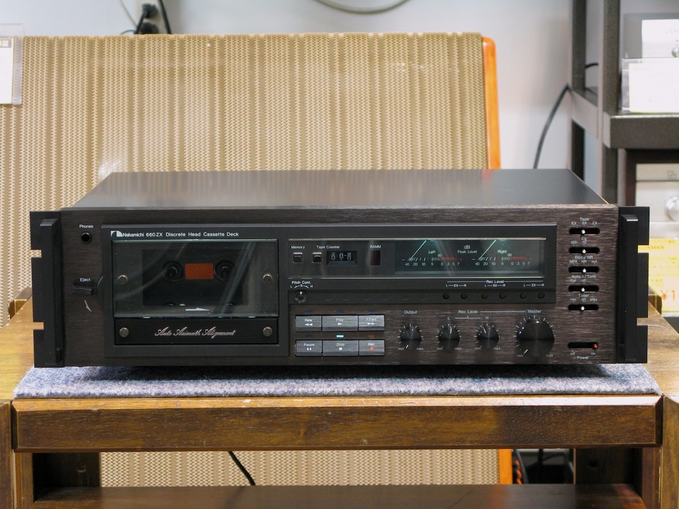 【まさ】Nakamichi　カセットデッキ　660ZX　【動作良好】 660ZX NAKAMICHI - 中古オーディオ 高価買取・販売 ハイファイ堂