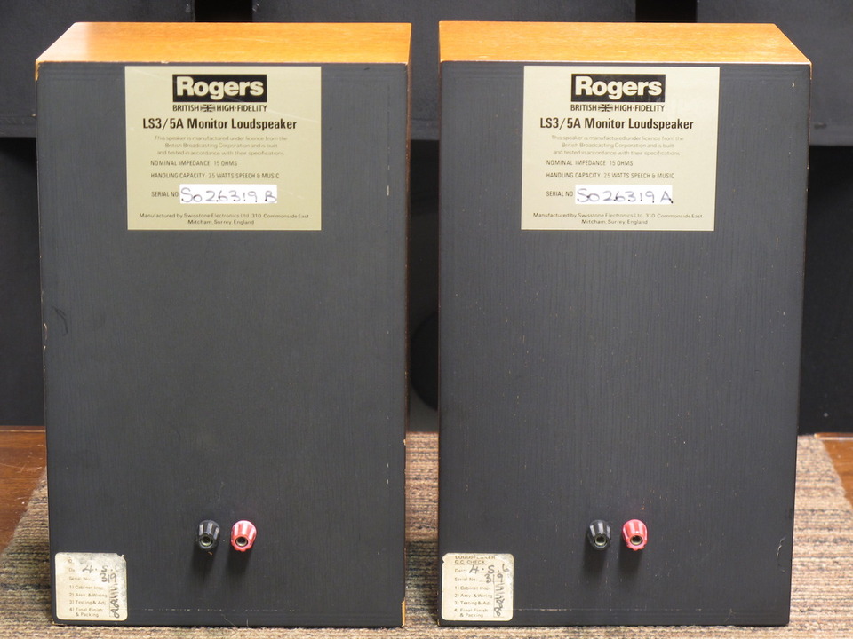 LS3/5A Rogers - 中古オーディオ 高価買取・販売 ハイファイ堂