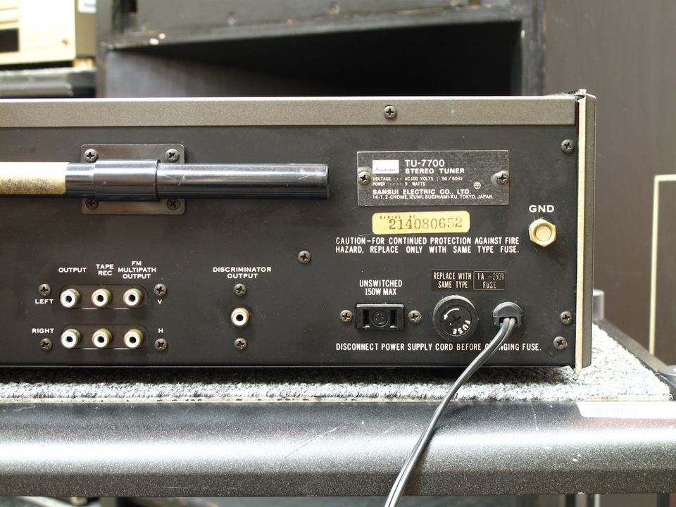 TU-7700 SANSUI - 中古オーディオ 高価買取・販売 ハイファイ堂
