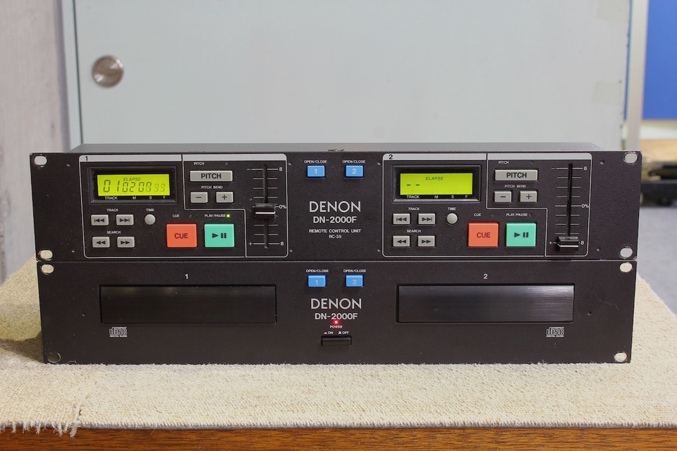 DENON デノン DN-2000F ダブルCDプレーヤー  中古 Denon DN-2000F MK2 Double CD Player And Remote Control Unit