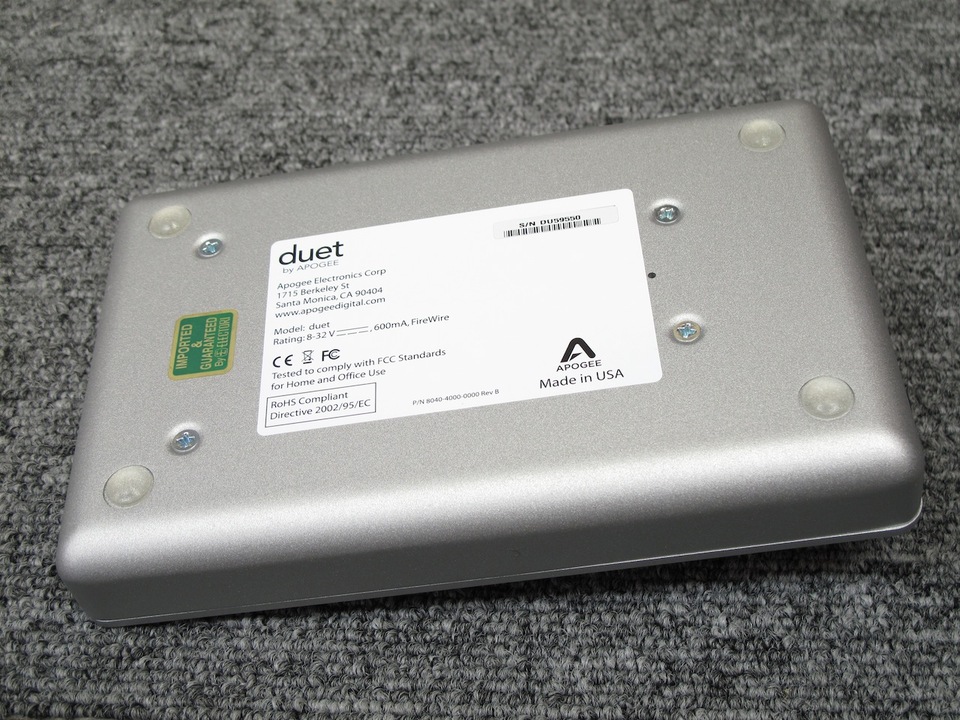 duet APOGEE - 中古オーディオ 高価買取・販売 ハイファイ堂