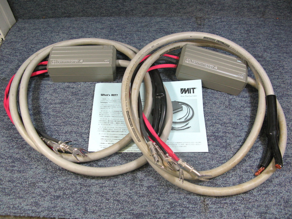 MIT エムアイティー Terminator4 バイワイヤー専用スピーカーケーブル　2.5ｍ MIT エムアイティー Terminator4 バイワイヤー専用スピーカーケーブル