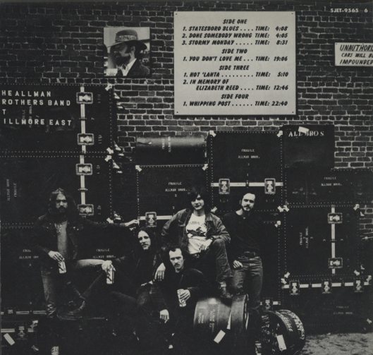 THE ALLMAN BROTHERS BAND AT FILLMORE EAST THE ALLMAN BROTHERS BAND