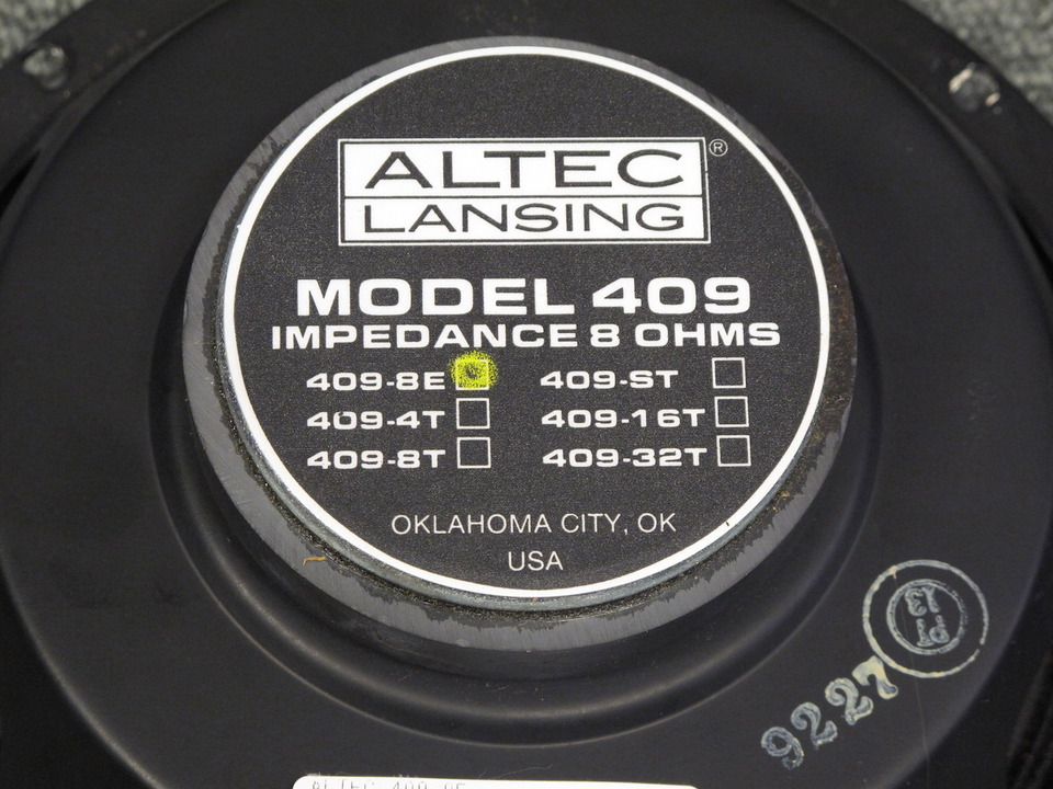 スピーカー・ウーファー ALTEC/409-8E CORAL/FLAT-6SD DIG スピーカー
