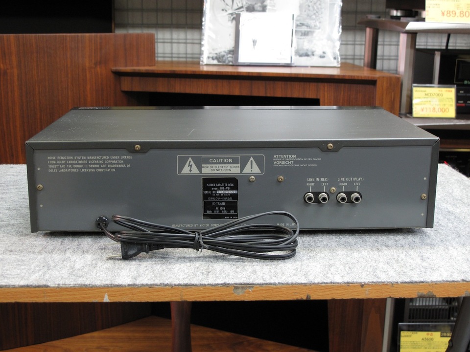 ☆値下げ☆ 【希少】Victor KD-V6 ステレオカセットデッキ Victor・KD-V6・3ヘッドステレオカセットデッキ - メルカリ